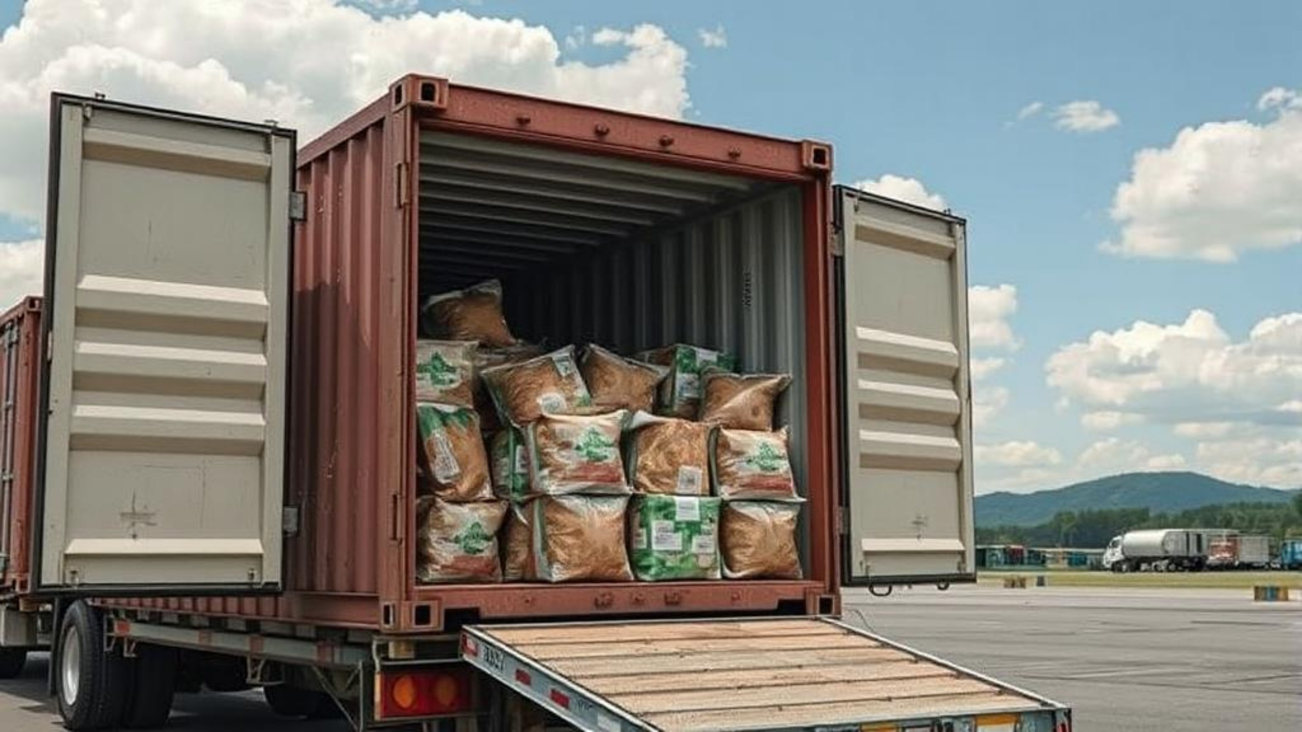 Container loading to Nigeria